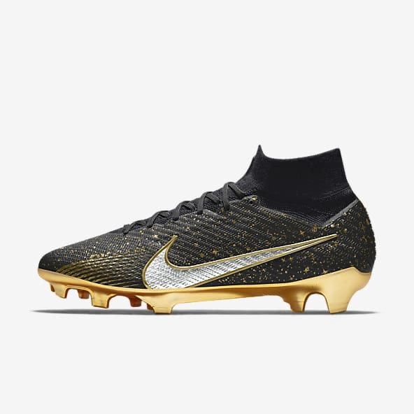 Nike Mercurial Black and Gold