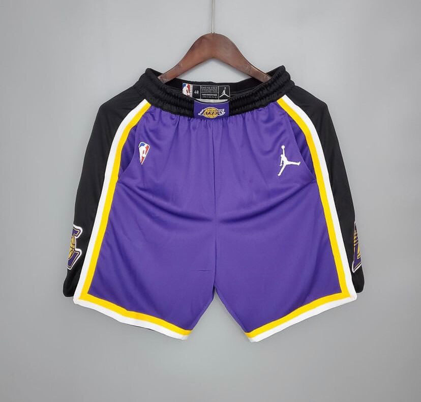 Lakers purple shorts