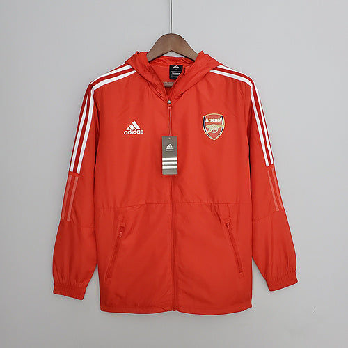 Arsenal windbreaker red