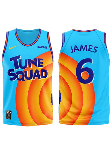 James #6 tune squad jersey